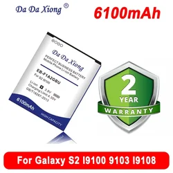 6100mAh EB-F1A2GBU For Samsung Galaxy S2 I9100 9103 I9108 I9050 I9105 I9103 I9188 I9100g I777 B9062 Cell Phone Battery
