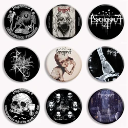 Psychonaut4 Black Metal Music Band Soft Button Pin Badge Music Lover Backpack Accessories Decor Fans Collect Party Gifts