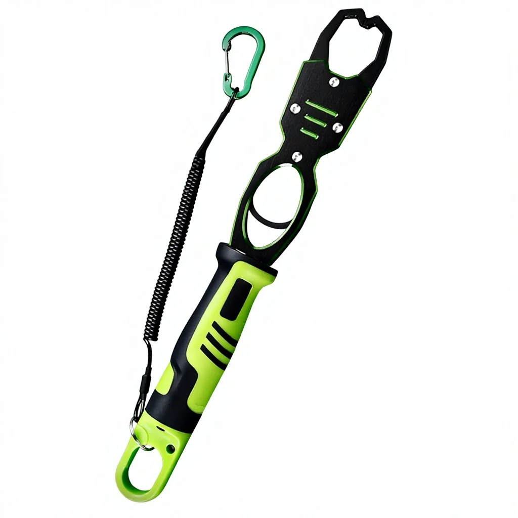 Factory-Stocked All-in-One Fishing Plier Scale Fish Gripper Lure Fish Grip Hook Remover Multi-Functional Lure Fishing Gear TK265