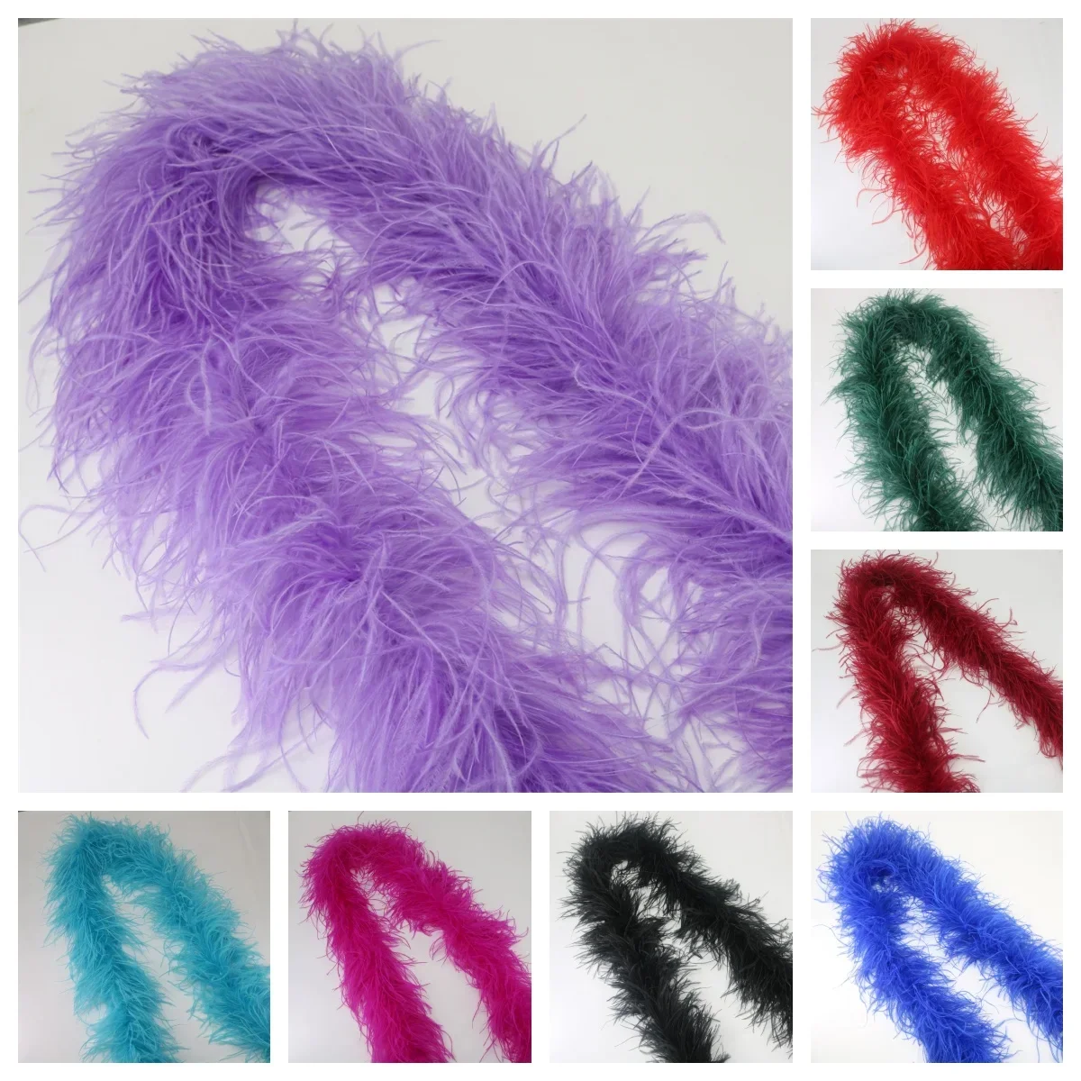 

2 метра, 6 слоев, страусиные перья, боа, аксессуары для одежды, праздничное платье, сливы, сделай сам, карнавал, свадебное украшение, домашний декор для искусства