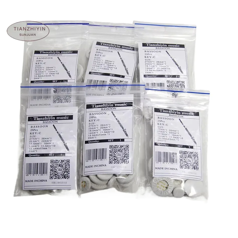 Excellent Bassoon Pads Real Leather Good Material Bassoon Parts