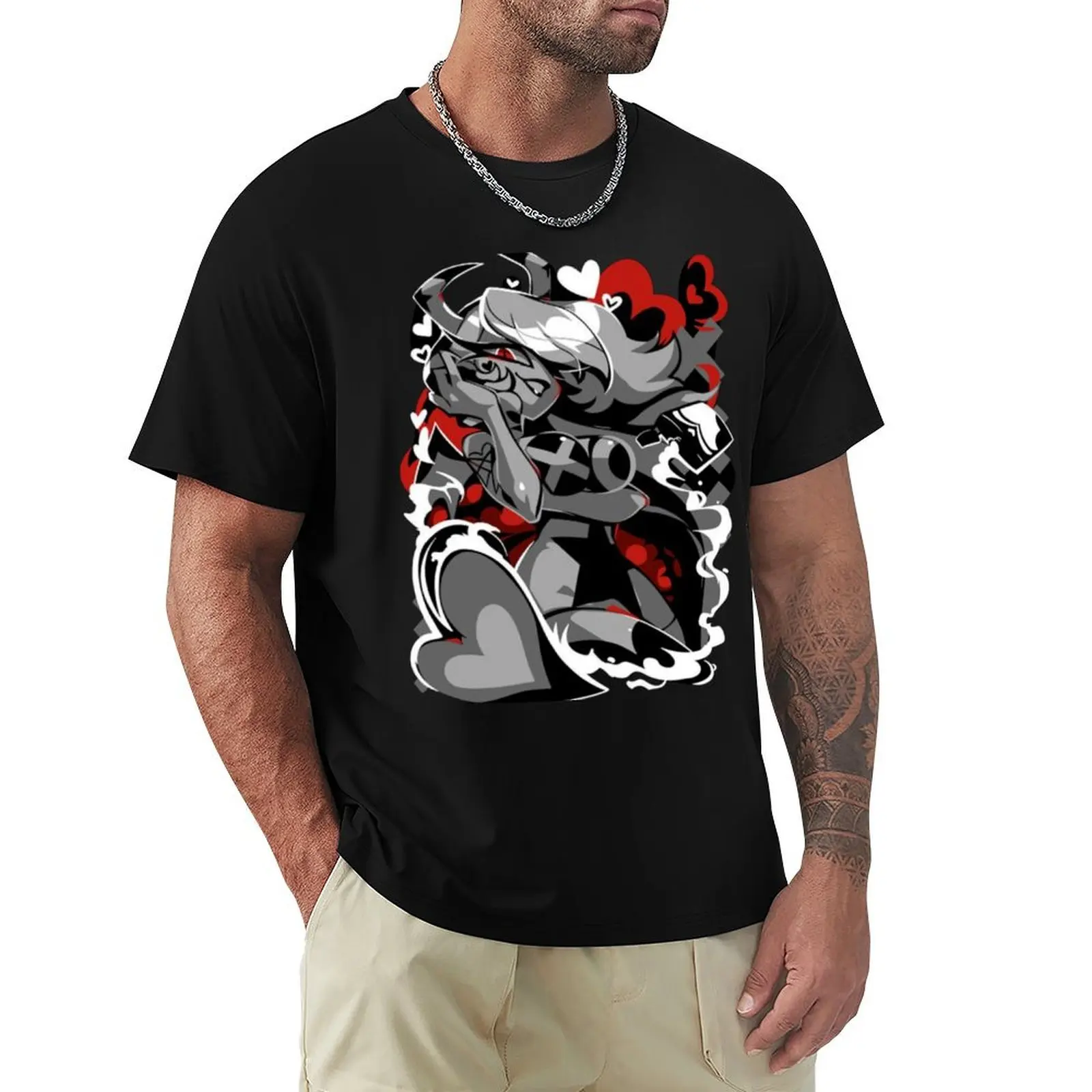 

Verosika Mayday Demon Design - Helluva Boss T-Shirt aesthetic clothes kawaii clothes graphic shirts men t shirts