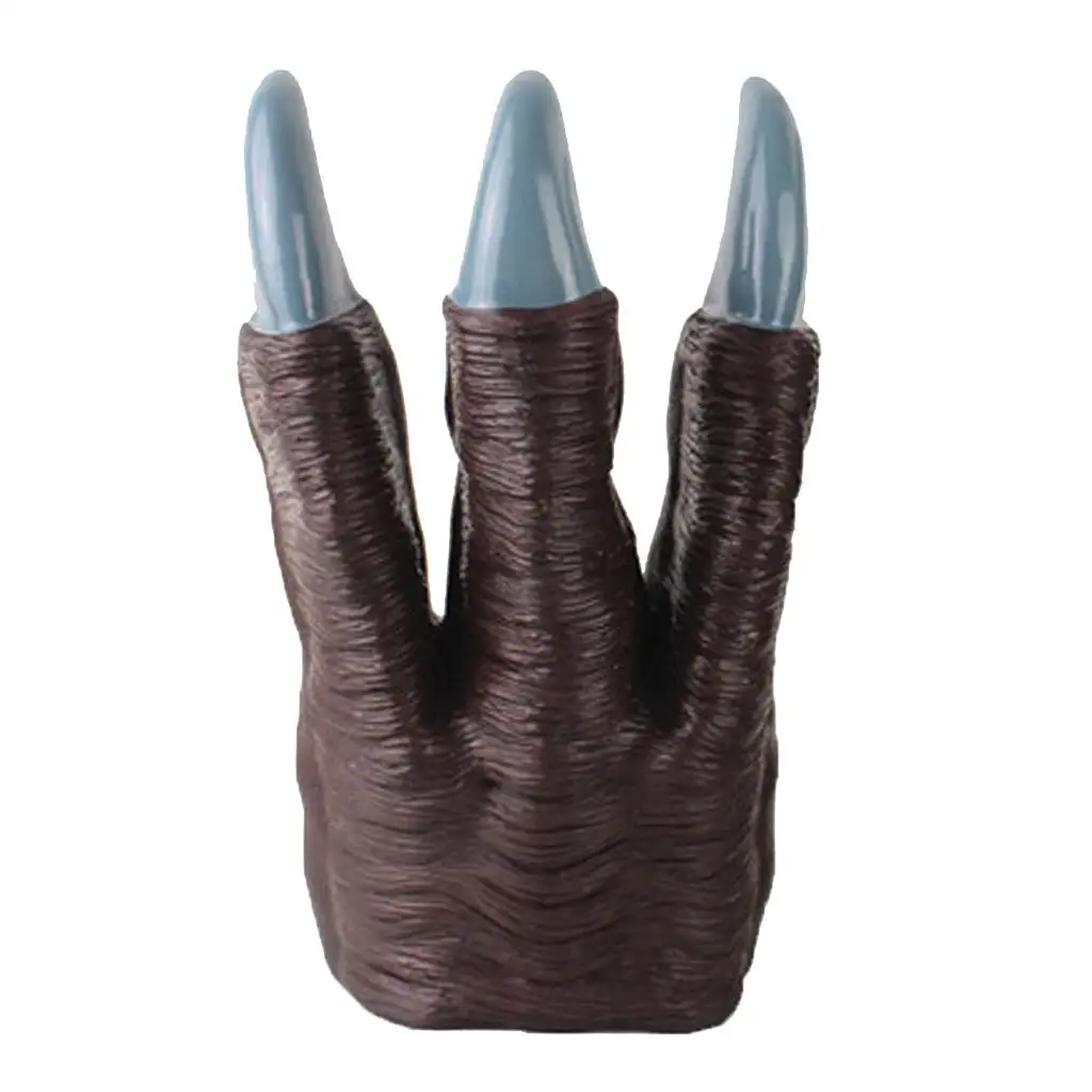 Dinosaur Claw Gloves Plastic Monster Hand Puppet Toy Cosplay Prop Halloween Gloves for Kids Collectors