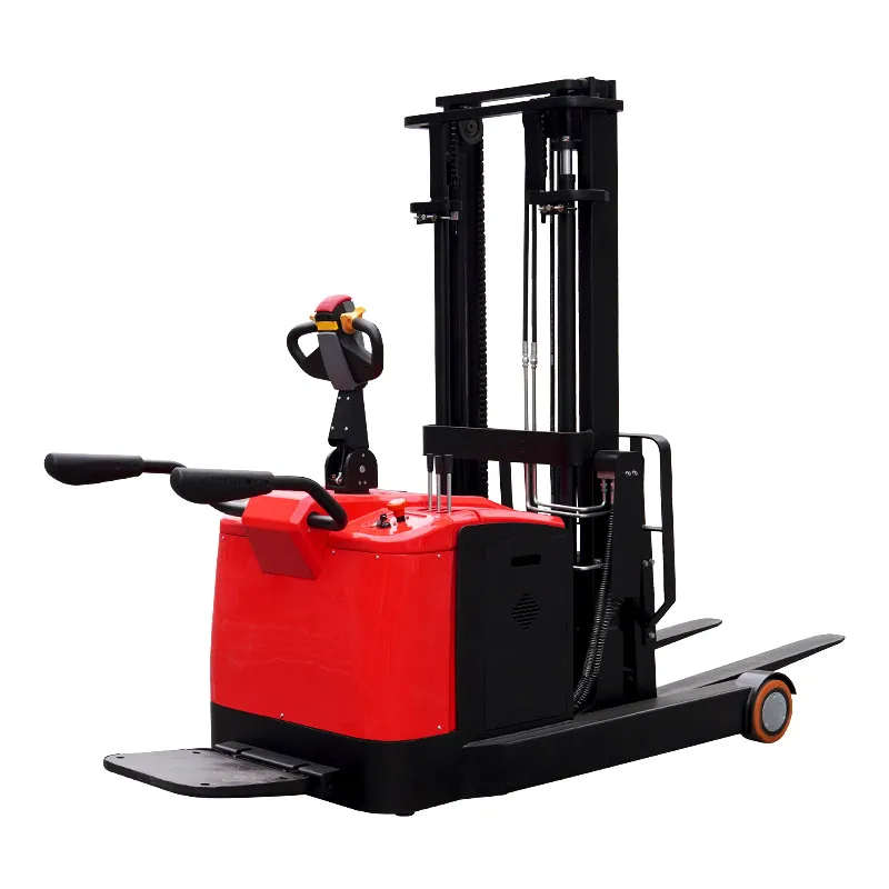 

YG Customized 2ton Stand Drive Hydraulic Full Electric Pallet Stacker Electric Forklift Stacker