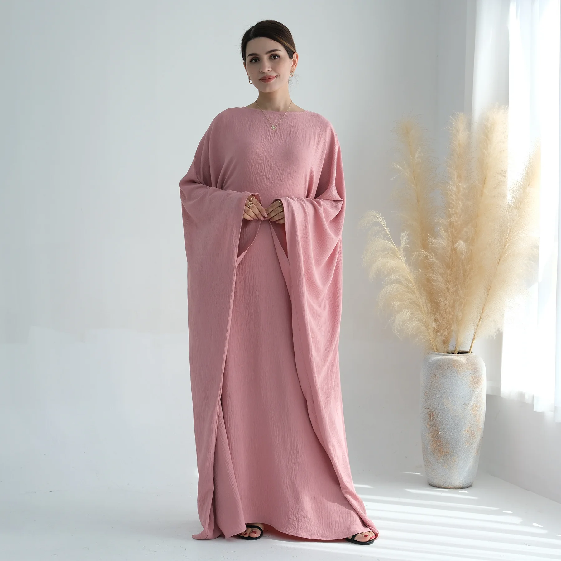 Eid Abaya Dress Women Ramadan Muslim Long Dresses Hijab Headscarf Modest Jalabiya Islam Vestidos Arab Robe Morocco Dubai Kaftan