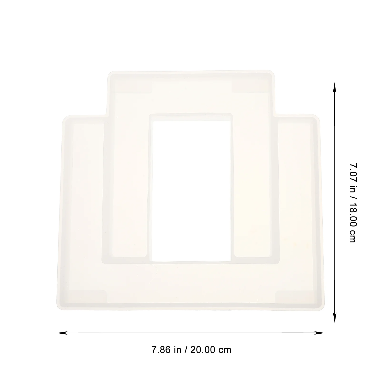 

Portable Wine Table Leg Mold DIY Silicone Mold for Outdoor Camping Supple Material Clear Outline Durable Easy to Clean