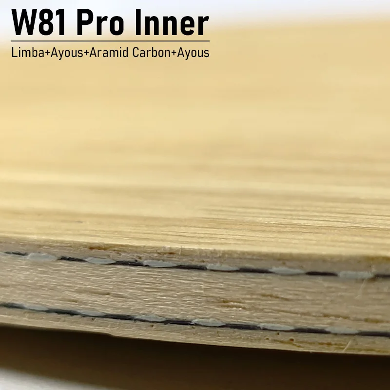 LOKI W81 Pro سلسلة تنس الطاولة شفرة الداخلية الخارجية المهنية بينغ بونغ بليد 5 الخشب 2 الألياف بينغبونغ قاعدة المجلس للهجوم #5