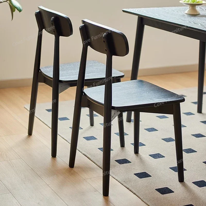 

Italian Design Nordic Dining Chairs Kitchen Modern Two Pieces Dining Chairs Bedroom Wooden Home Furniture Silla De Comedor LLDC