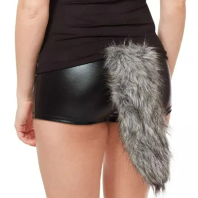 Handgemaakte namaakbont vossen Wolf oren hoofdband Halloween Kerstmis Cosplay kostuum accessoires harige dierenoren haar hoepel