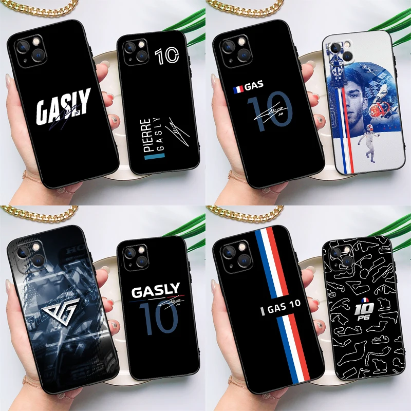 Pierre Gasly 10 F1 Phone Case For iPhone 16 15 13 12 11 14 Pro Max Mini X XR XS MAX Plus Back Cover