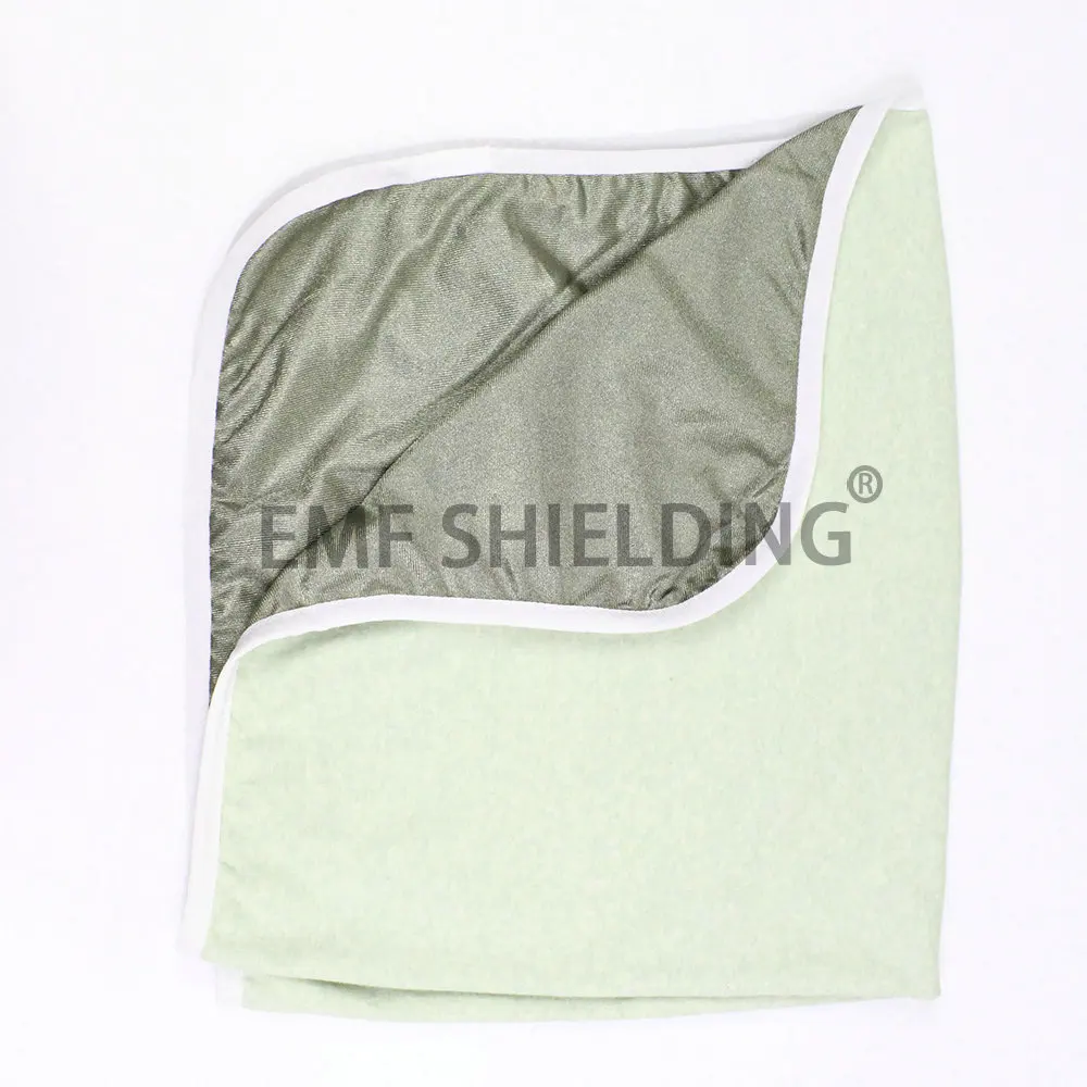 BLOCK EMF  5G Radiation Shielding Blanket Organic cotton Signal Protection Cover for Beds