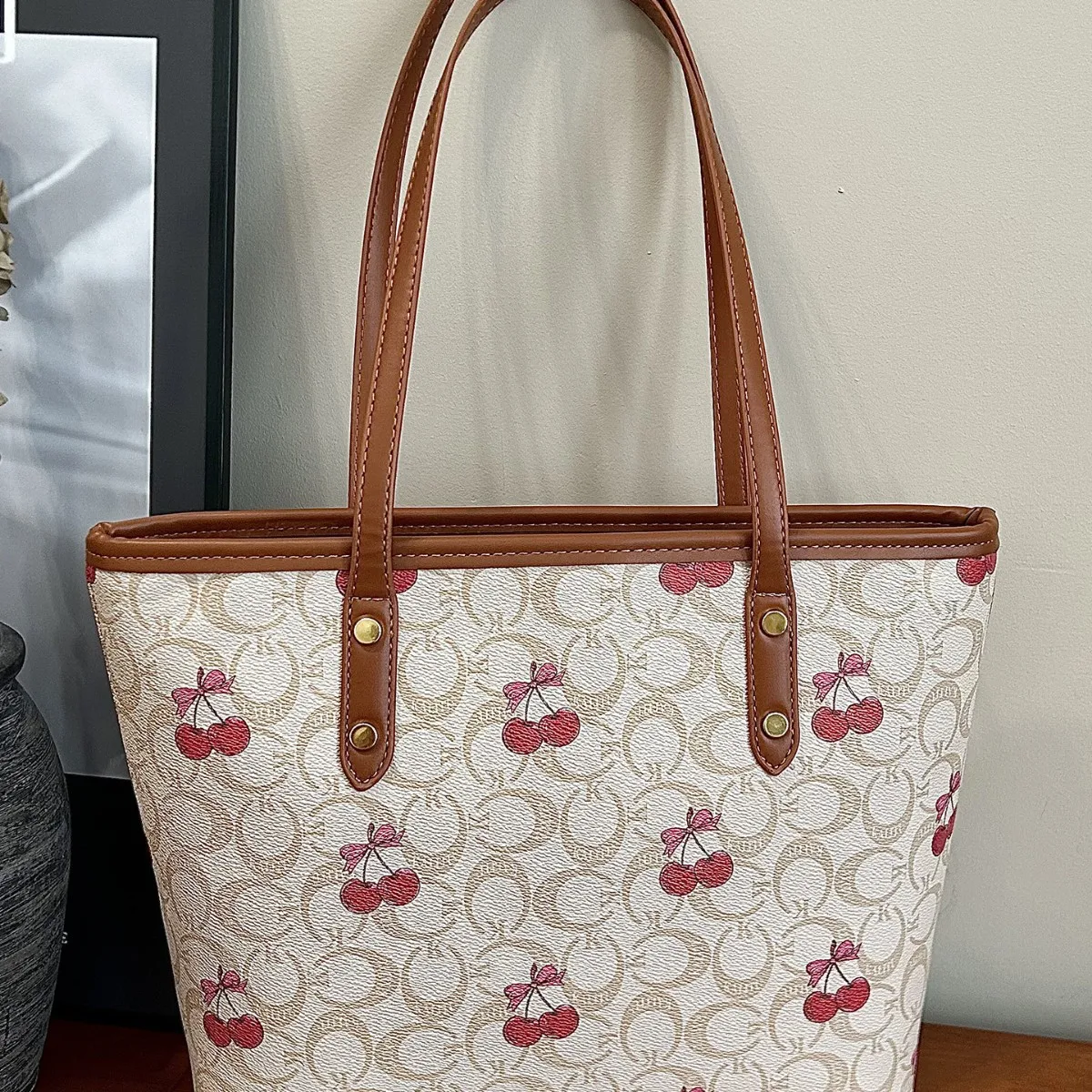 

‌2025 Print Tote Bag - Large Capacity Crossbody/Shoulder Purse for Women, Stylish Work & Casual, Spacious & Trendy