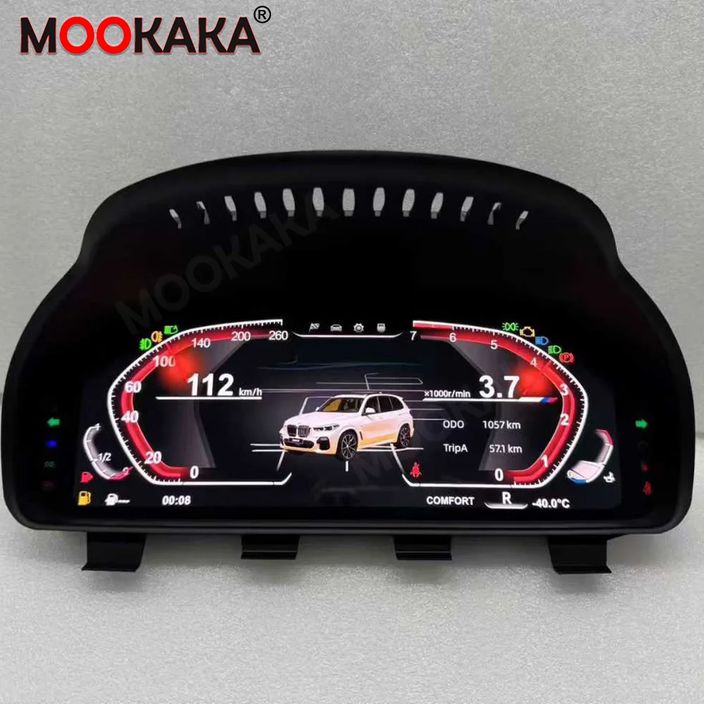 Car Dashboard Digital Cluster For BMW 5 Series F10 F11 F18 2010-2017 LCD Instrument Virtual Cockpit Speedometer Meter Head Unit