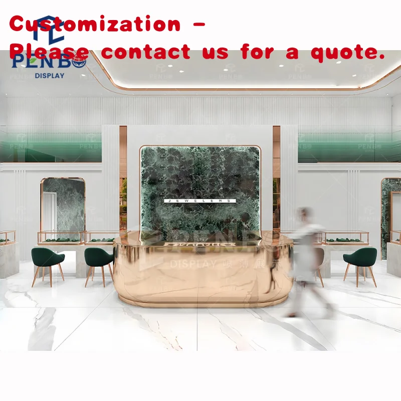 custom.Custom Jewelry Store Design & Display Cabinets Full - Store Customization Luxury Boutiques High End Showcase Solution