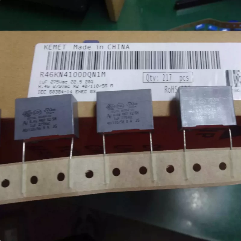 10pcs-100pcs KEMET AV R46 1.0uf/275VAC 1uf 1u0 105 brand new film capacitor 22mm