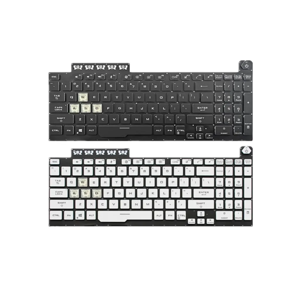 

Laptop Keyboard For ASUS TUF F15 FX506LH FX506LI FX506LU Black US United States Edition