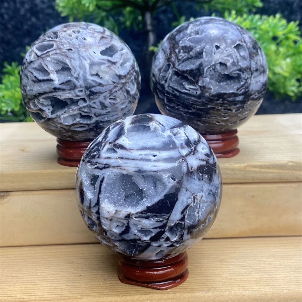 

Natural Sphalerite Mineral Spheres Quartz Geode Ore Crystal Specimens Reiki Healing Degaussing Home Decor Gem Energy Balls