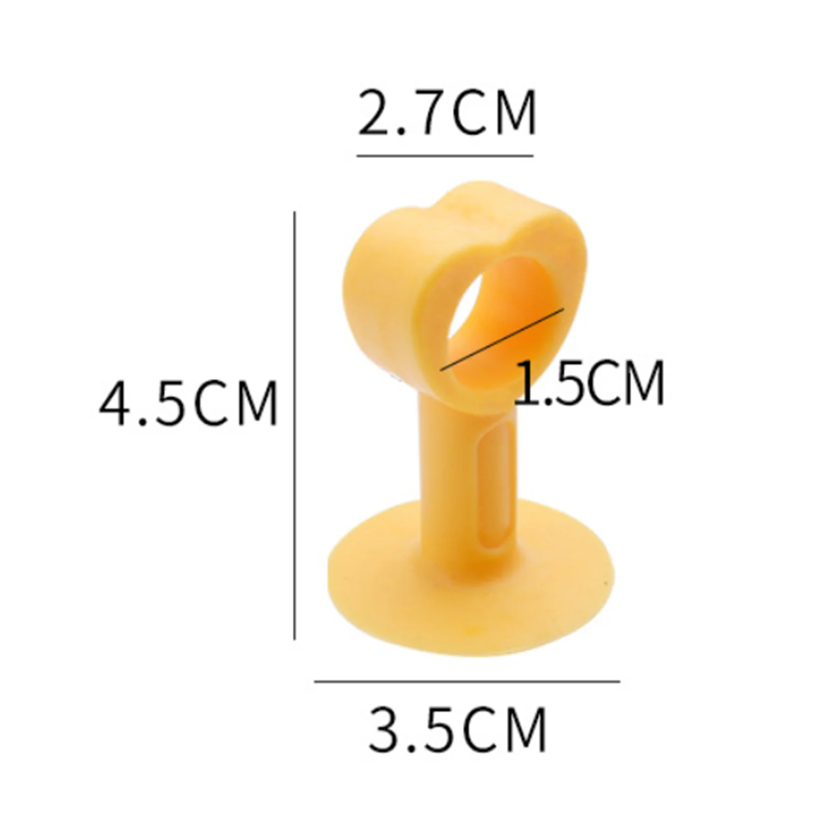 10Pcs/Set Silicone Anti-Collision Door Stopper Suction Cup Type Door Handle Cover Protection Pad Wall Protection Doorknob Bumper