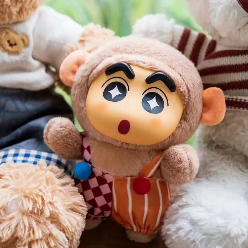 52toys Crayon Shin-Chan Grote Staarten Pluche Vinyl Blind Box Bag Charm Desktop Decoratie Leuke Figuur Pop Verrassing Kinderen geschenken