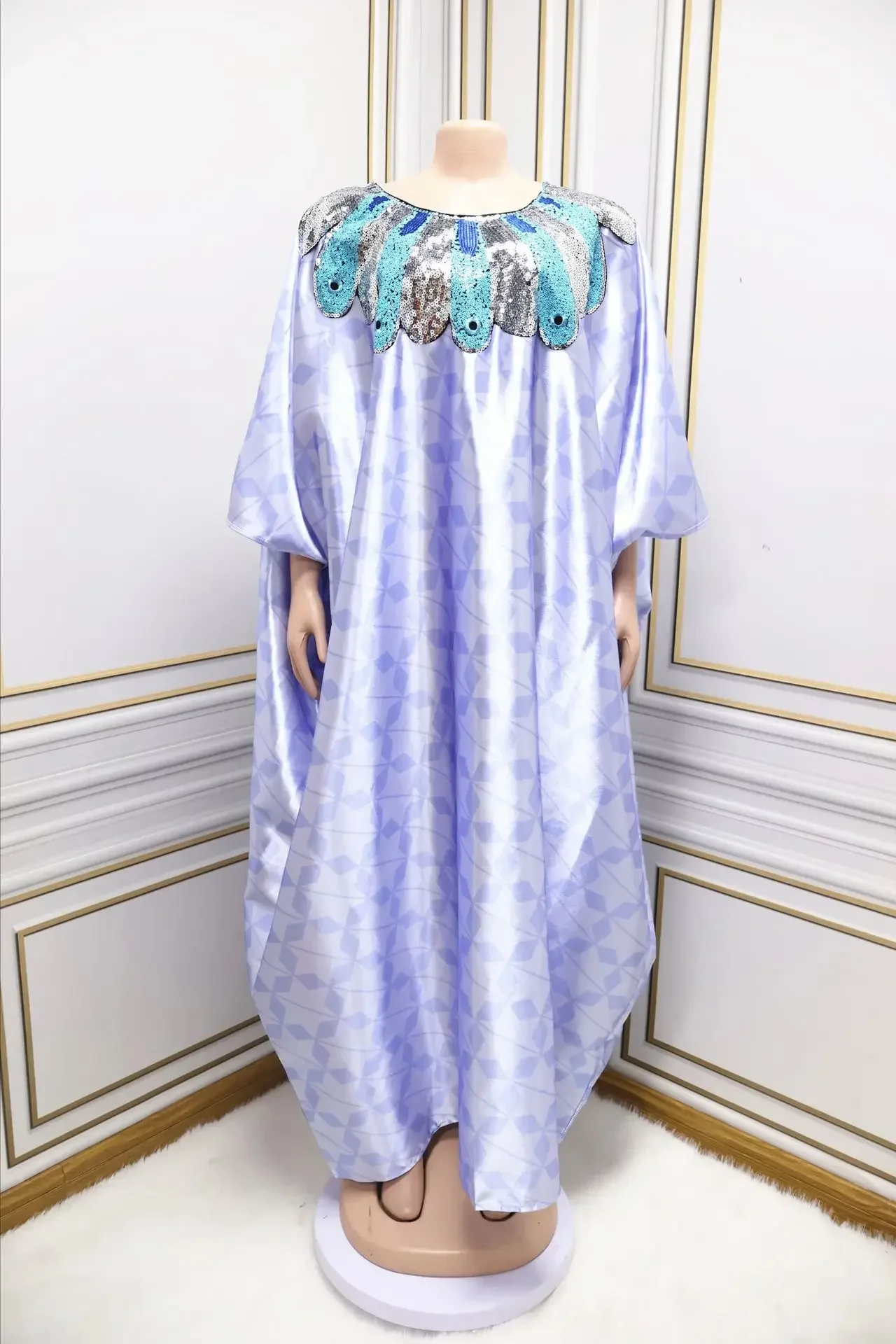 เลื่อมชุดแอฟริกันสําหรับผู้หญิงมุสลิมแฟชั่น Abayas Boubou Dashiki PLUS ขนาดอังการาชุดชุดราตรี Kaftan Abaya Robe