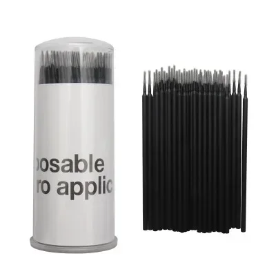 1000Pc Micro Spazzole Usa E Getta Tamponi di Cotone Ciglia Pennello Strumenti di Estensione Delle Ciglia Mascara Bacchette Applicatore Strumenti di Trucco Cosmetico