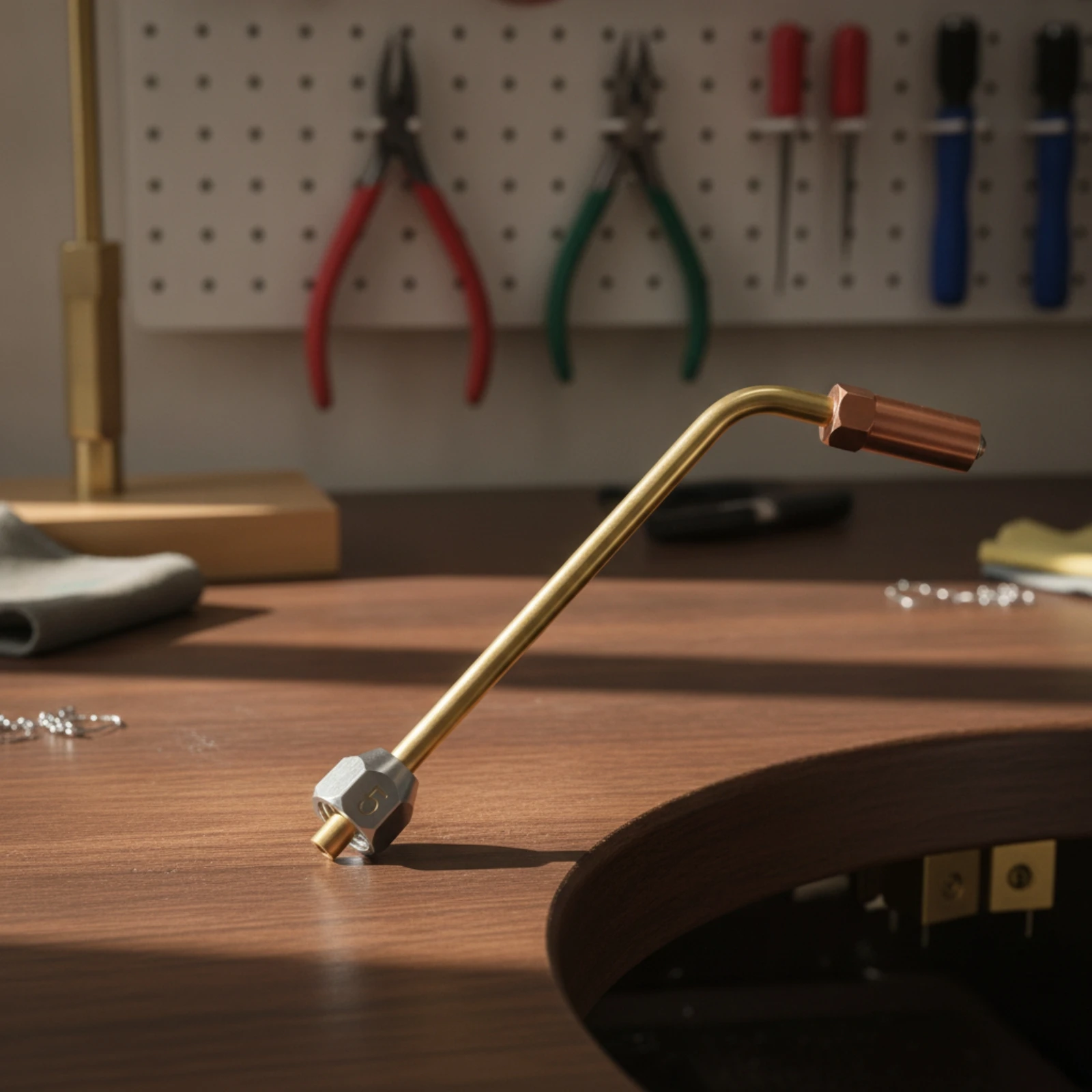No. 5 Copper Brazing Torch Component Interchangeable Tips Small Combustion Brazing Torch Tip Compact Ergonomic for Metalworkers