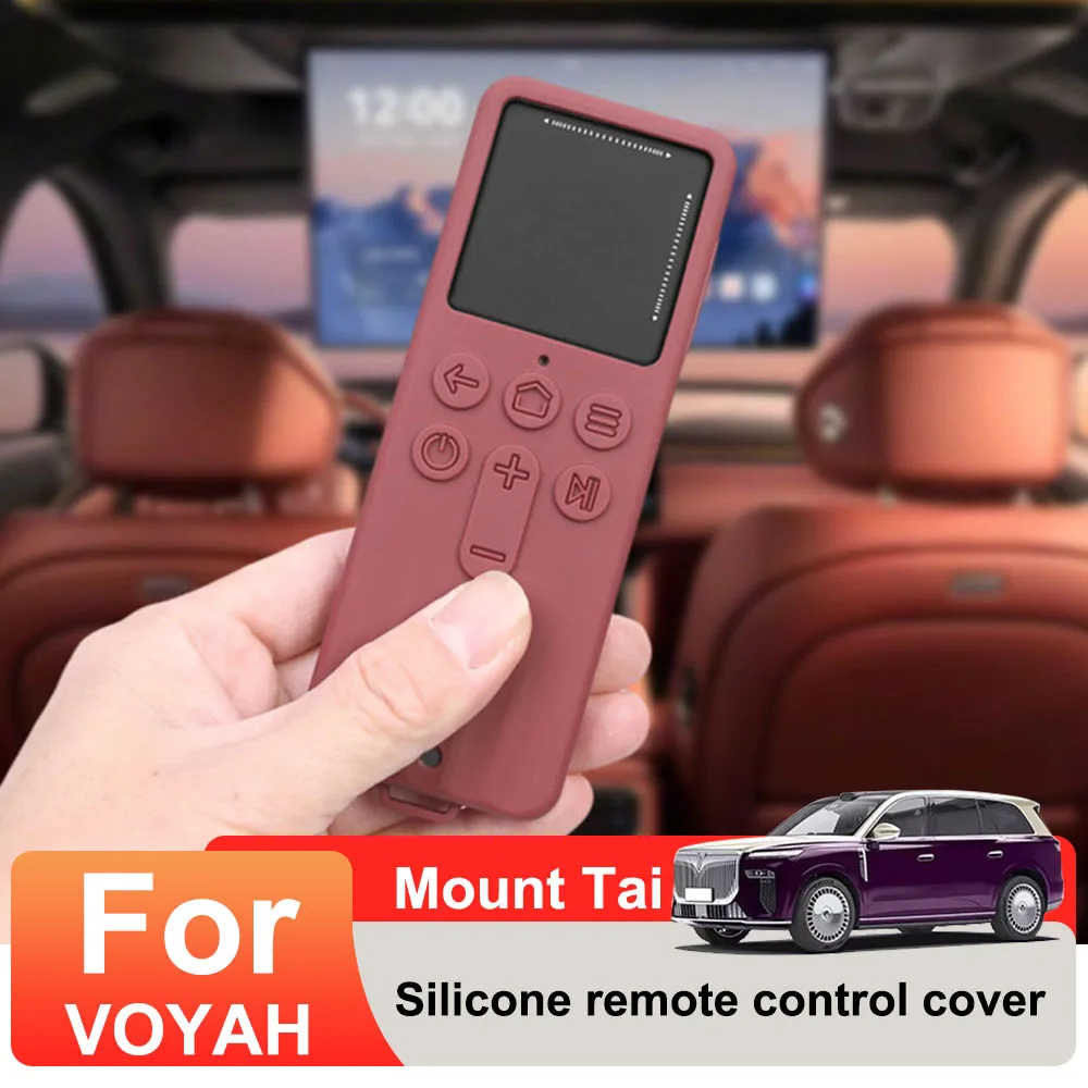 

Fit For VOYAH Taishan Mount Tai 2026 Rear TV Remote Control Protective Cover Car Modification Parts Silicone Protective Shell