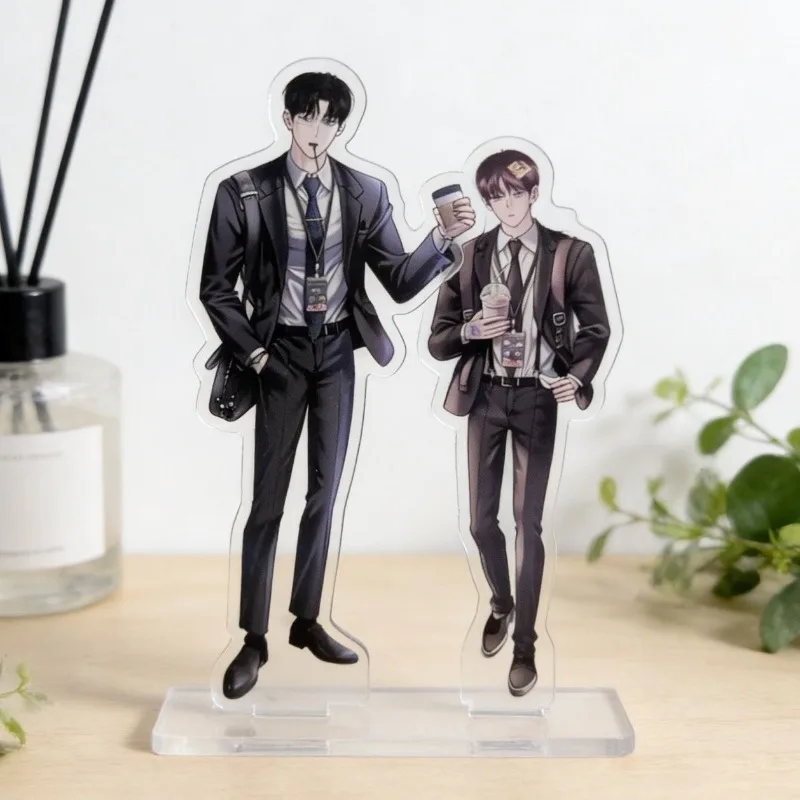 Acrylic Stand Model Plate Anime Peripheral Desktop Decoration Cute Q Version Figure Standing Plaque Ornament Fans Gift Keychain