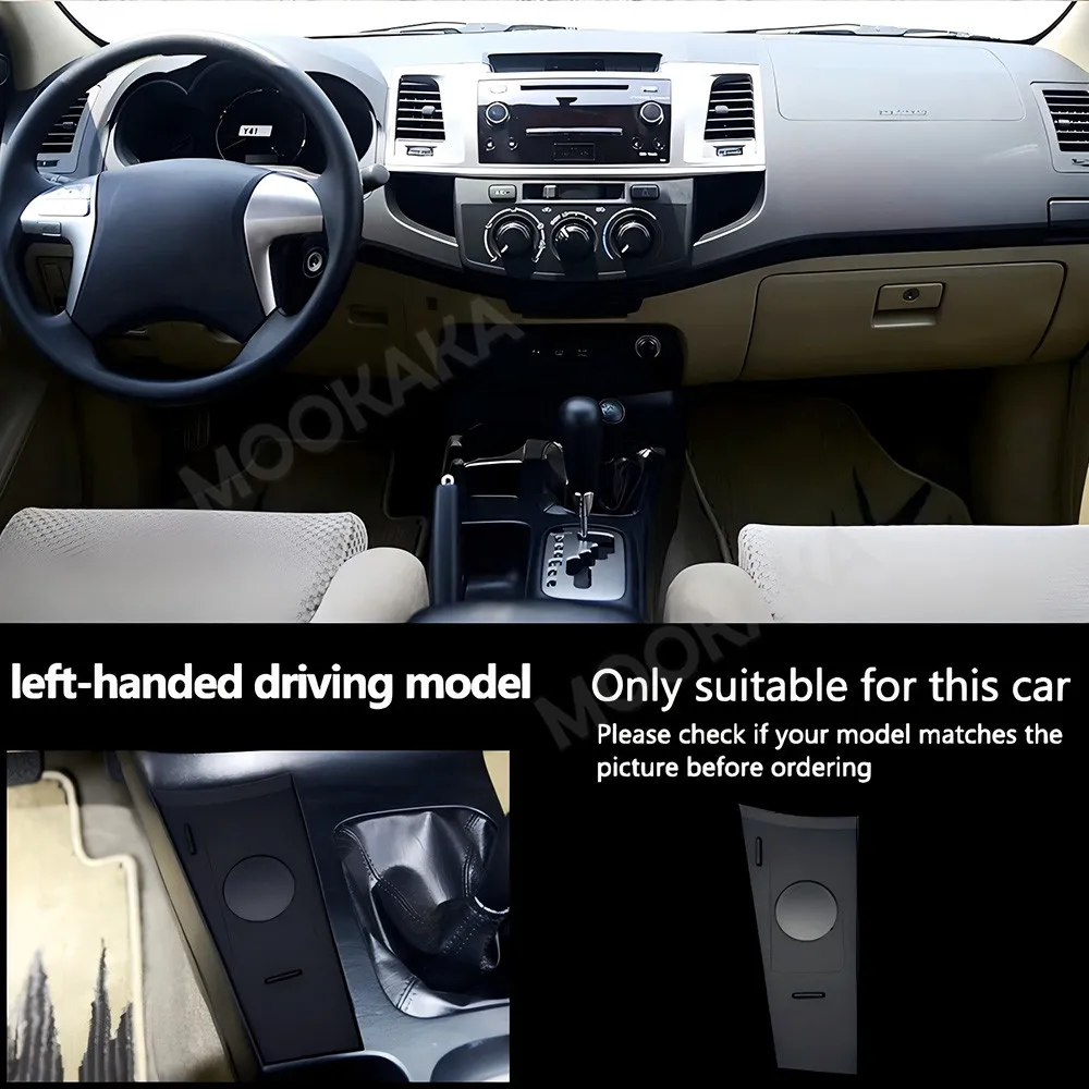For Toyota Fortuner 2010-2015 Quick QI Car Wireless Charger Fast Charging Intelligent Infrared Mobile Phone Dashboard
