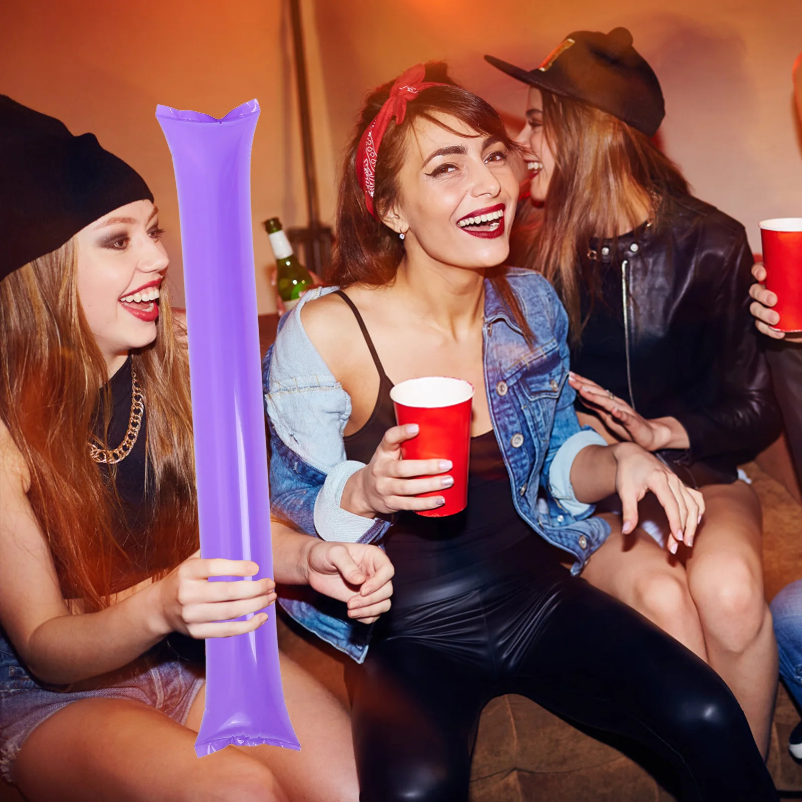 Bâtons de joie gonflables, 30 pièces, fabricant de bruit fort pour les événements sportifs, les Concerts, les cadeaux de fête, le stade de baguette d'esprit d'équipe