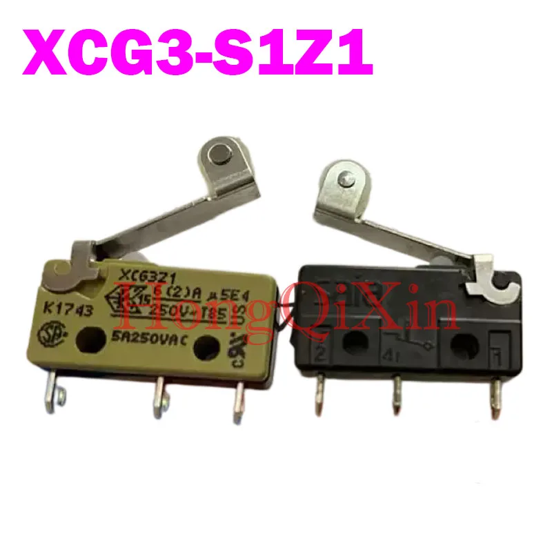 1 PCS/LOT  German 3-pin microswitch XCG3-S1Z1 with roller rocker arm, travel limit, 5A  IC Electronic Components