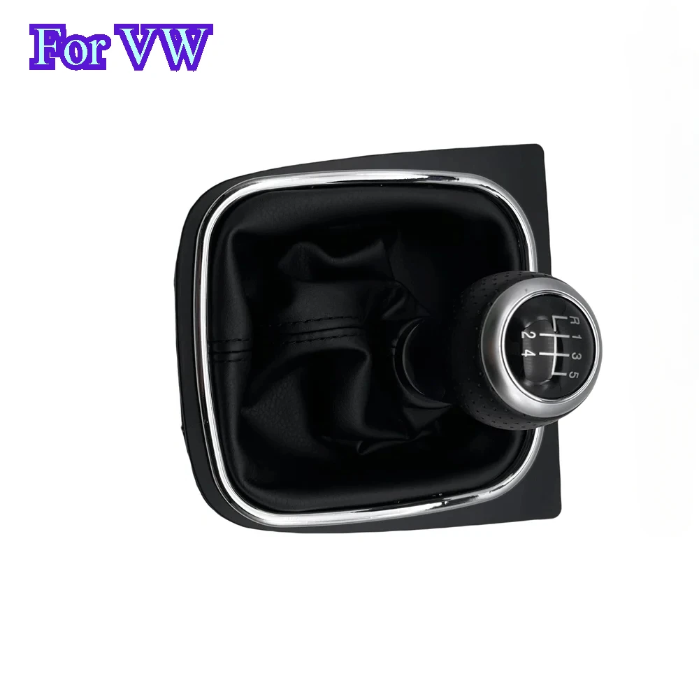 Gear Shift Knob Lever Stick Gaiter Boot Cover For VW Jetta 5 6 GOLF 6 VI MK5 MK6 5KD 711 113 5KD711113 Auto Parts