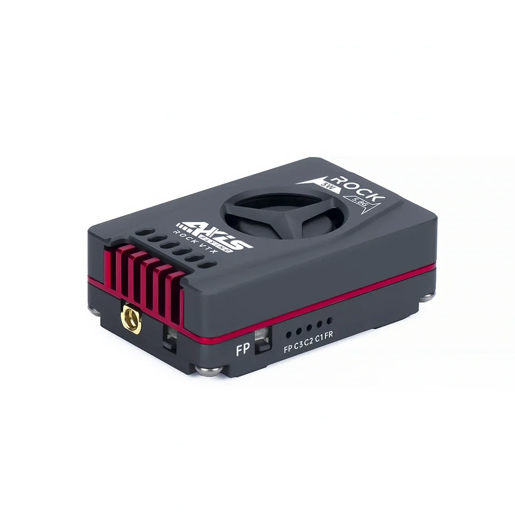 VoltSAxisflying Rock VTX 5.8G 3W /TERK 5.8G 3W Analog VTX Video Transmitter For FPV RC Long Range Drone 5/7inch Image Transmissi