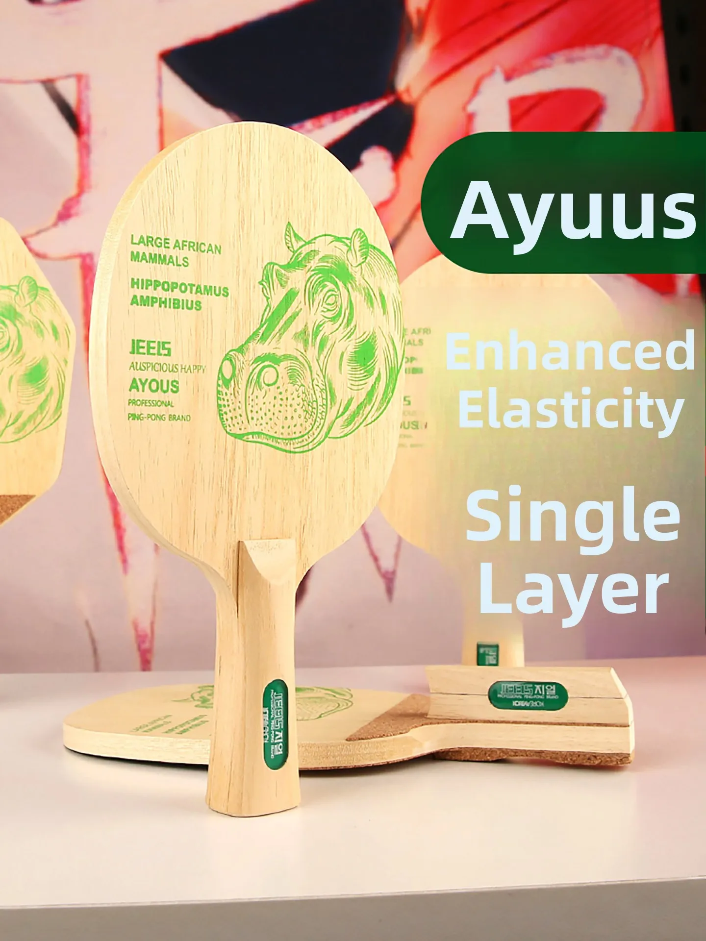 jeels-hexagonal-japanese-style-thickened-single-layer-auyus-wood-pong-paddle-base-board-professional-table-tennis