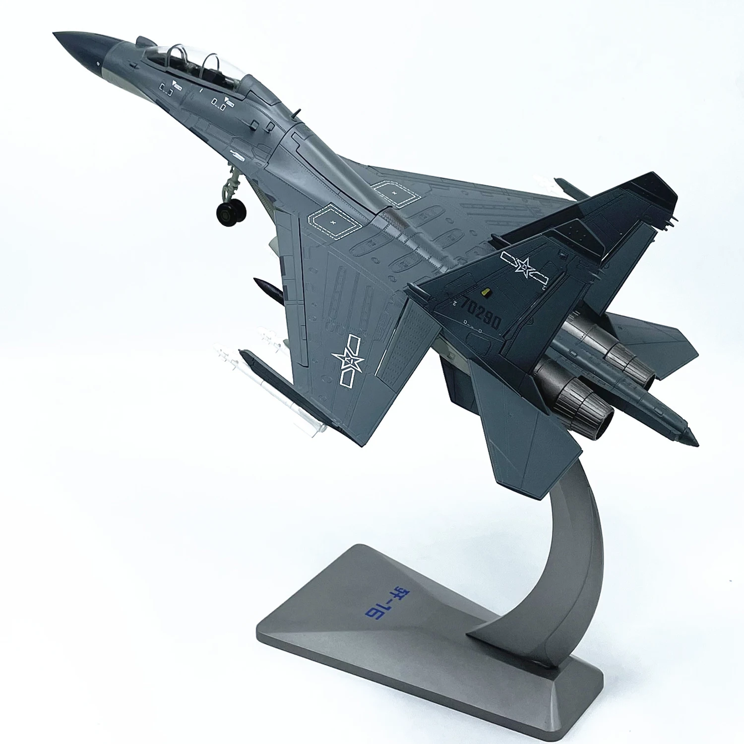 

Diecast Scale 1:48 Chinese J-16 Fighter Aircraft Model Alloy Finished Gift Decoration AF1 Collection Toy Gift