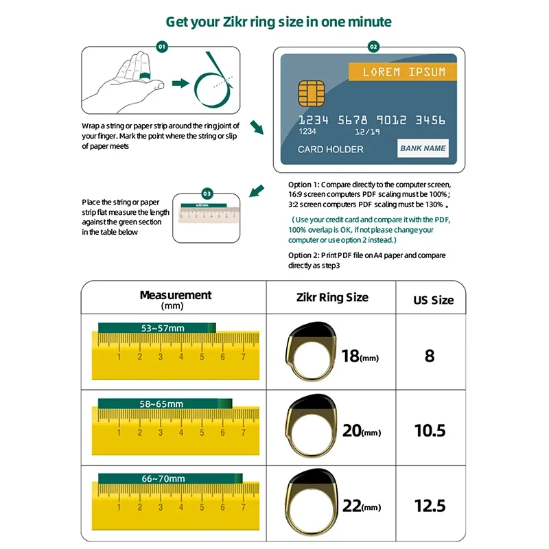 Venta caliente inteligente Tasbih Zikr anillo aleación de Zinc de aluminio musulmán Digital impermeable despertador Tasbih contador anillo inteligente