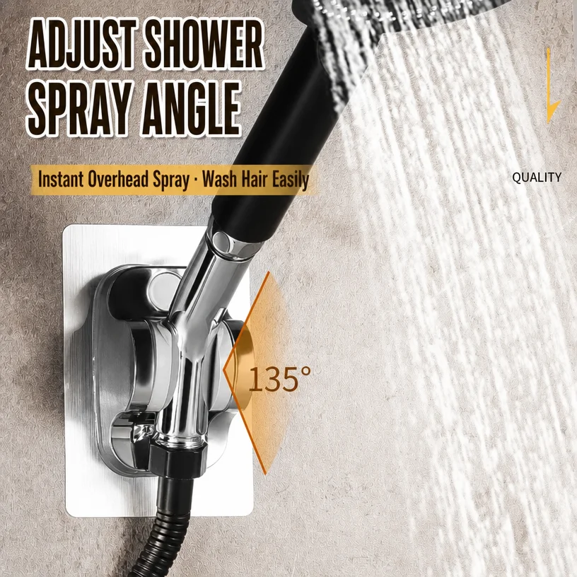 Shower Head Angle Adjuster Elbow Adapter Connections Shower Arm Extension Angle 135° Elbow Hand Shower Top Spray Elbow Connector