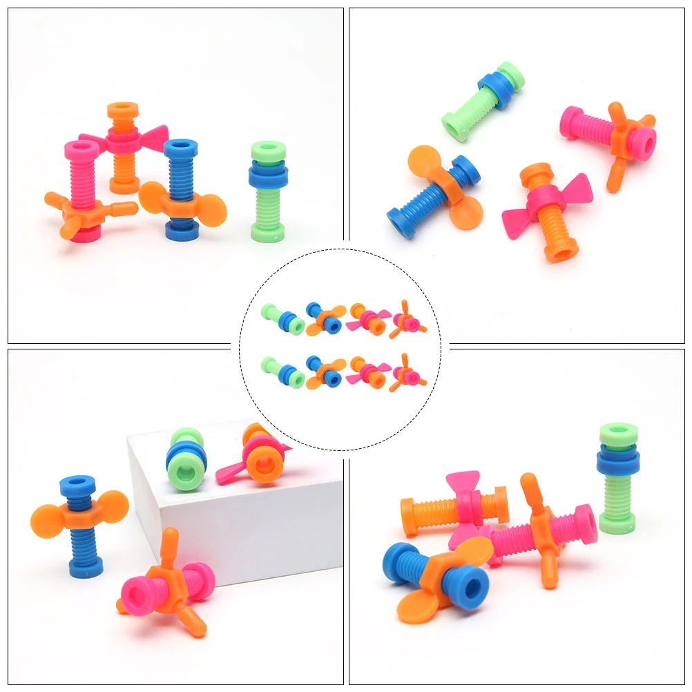 8 Pcs Toys Pressure Relief Rotary Screw Hand Little Gift Educational Props Child