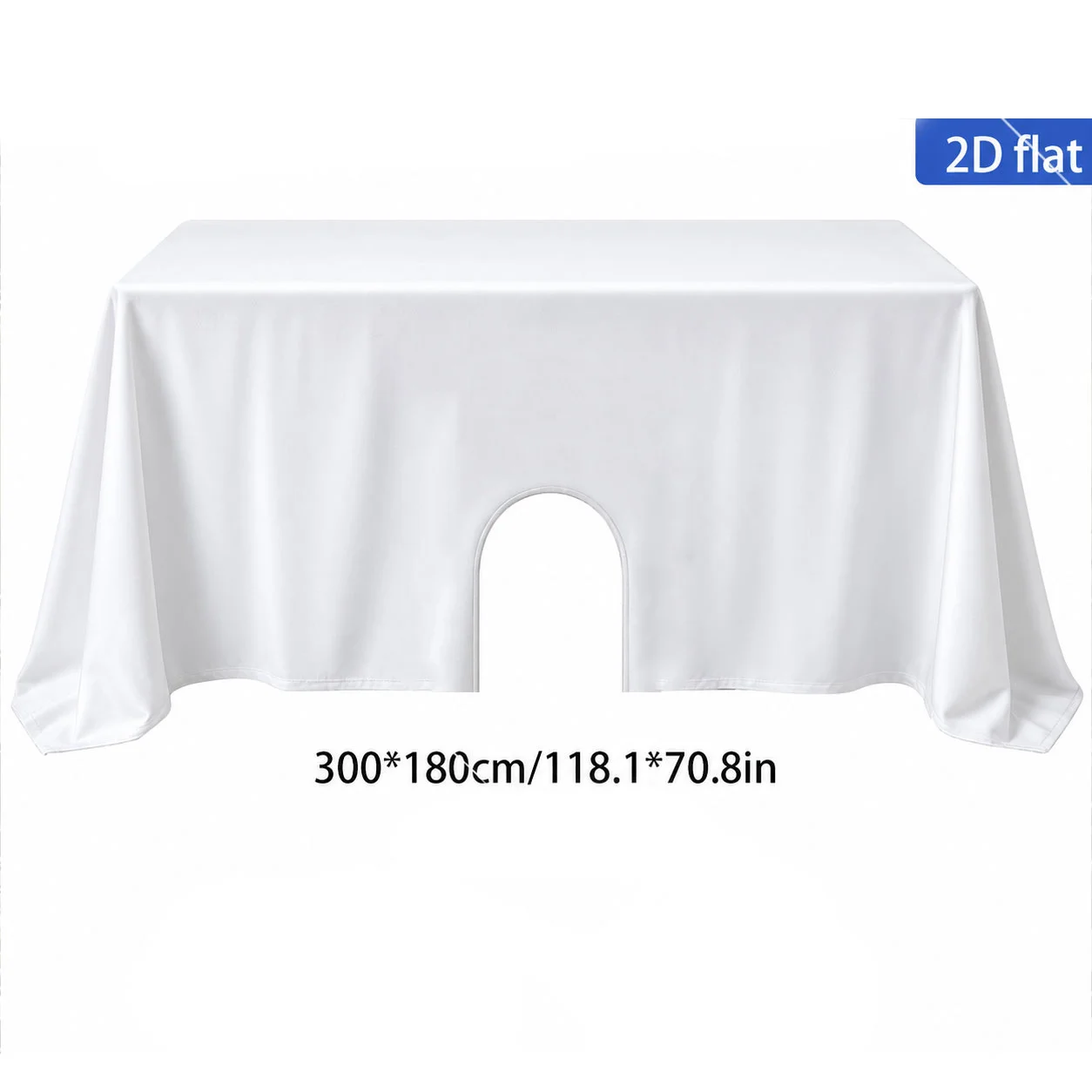 1 tablecloth, Christmas gingerbread house pattern polyester tablecloth, creative door hollow modeling table skirt
