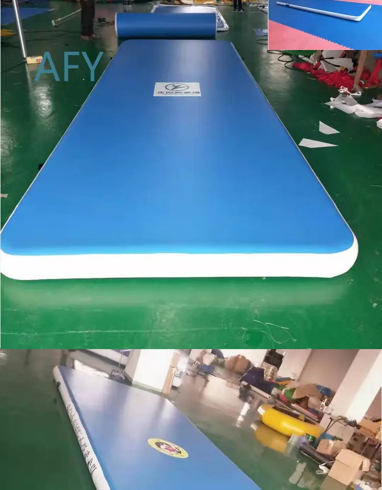 Inflatable Taekwondo Floor Mat for Martial Arts Training for Airflip Cool Running Dance Camping for Gymnastics for Fitness