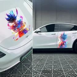 Electric car stickers, Kakarot cool Dragon Ball car body stickers, new Goku Saiyan wall stickers, birthday gifts