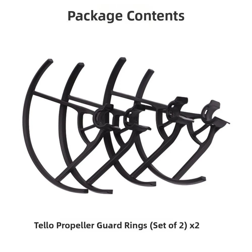 New Black Propeller Guard Protector Plastic 5.6*8.2cm Drone Protective Accessories Quadcopter Prop Bumper for DJI Tello Drone