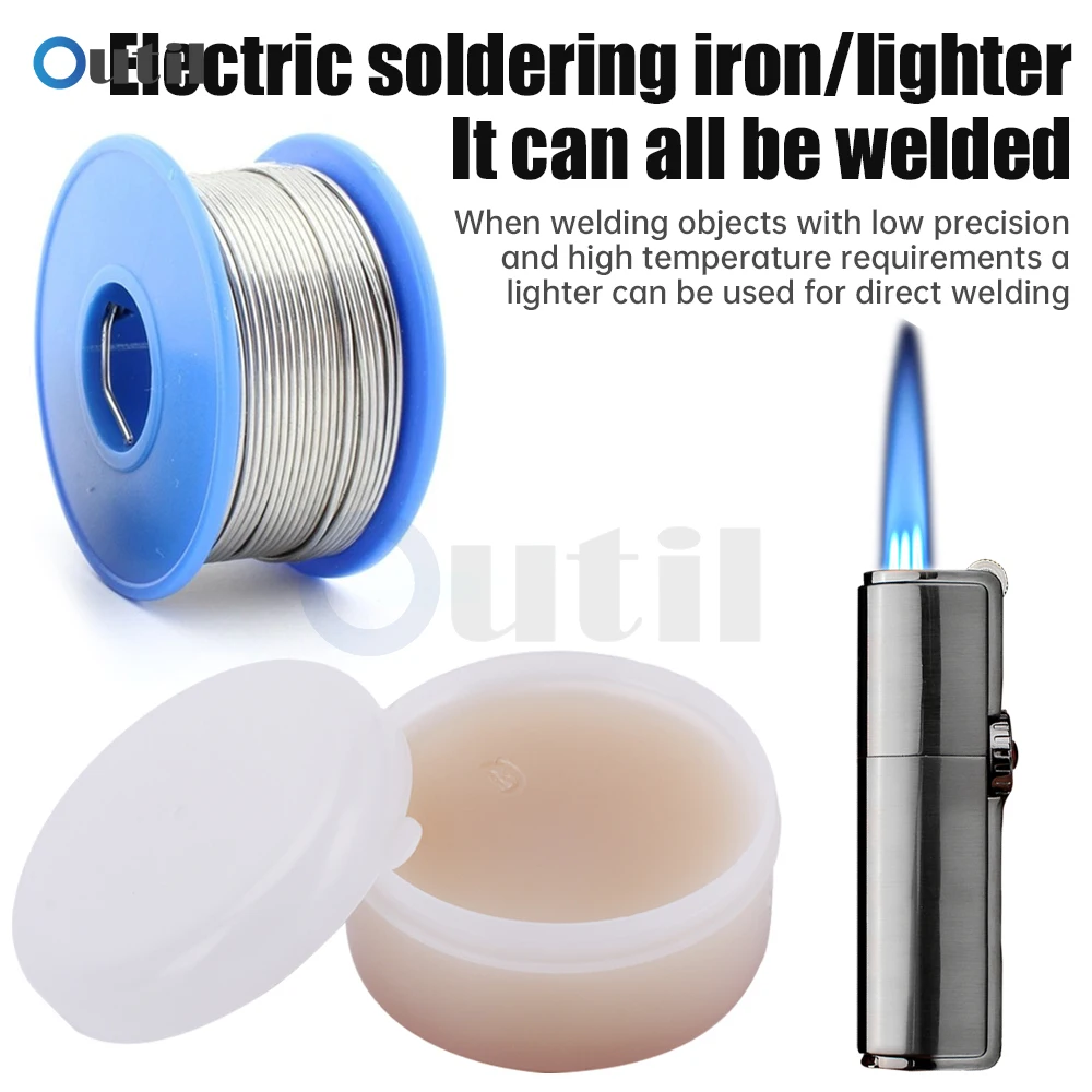 Soldering Flux Lead-Free Solder Paste Welding Flux Tin Solder Paste For Electronics SMD PCB LED Soldering Repair Soldering Paste