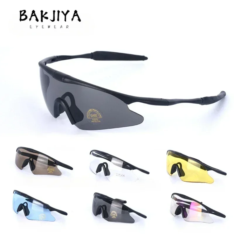 BAKJIYA Polarized UV400 Sports Cycling Glasses Bike Mtb Sunglasses Men Women Outdoor Running Goggles Road Bicycie Eyewear X201