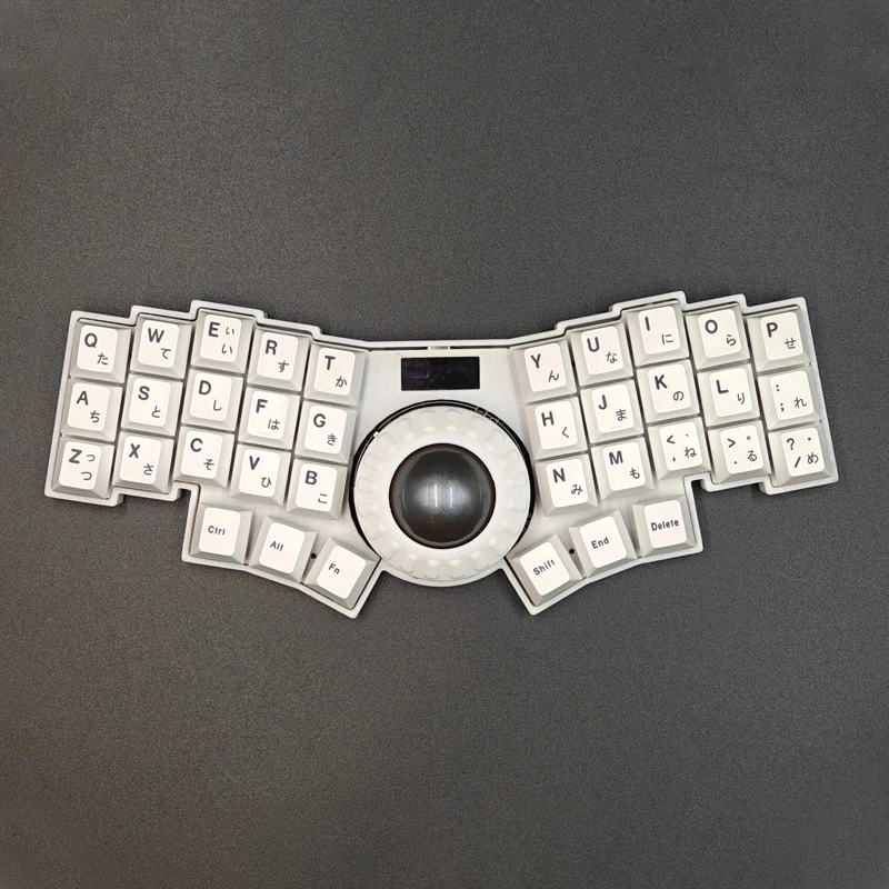 C35 Ball Track Ball Wired Keyboard Kit/Keyboard OLED Screen RGB Hot-swapping Vial Remap Qmk Customized Keyboard Kit