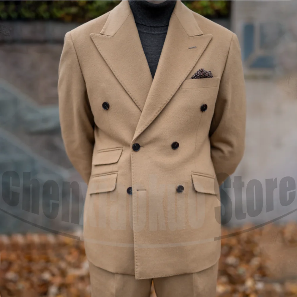 Setelan Jas Pria Double Breast - Men Formal Wear 2025 ulasan dan harga