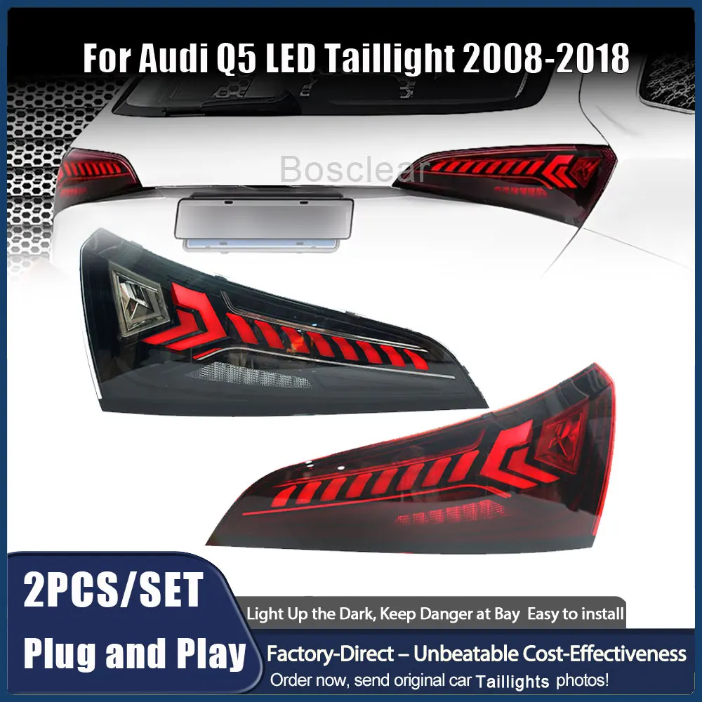 

Auto Tail Lights Assembly for Audi Q5 2008-2018 Car Modified Taillights Car Accessories Turn Signal Lamps Brake Reversing Light