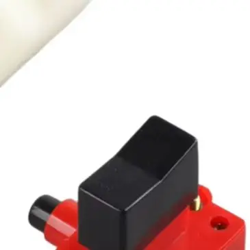10A Push Button Switch With Plastic Handle Replacement For 400 Type Steel Cutting Machine Power Tool Accessories Black Red
