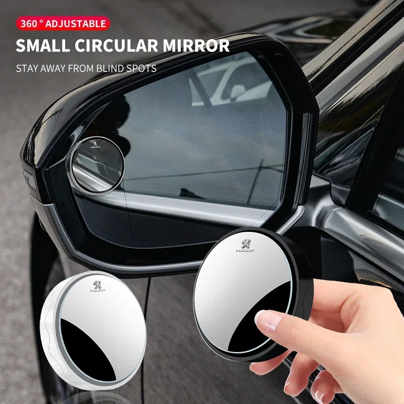 Car Styling Car Suction Cup Mount Auxiliary Rearview Mirror For Peugeot 308 408 508 RCZ 208 3008 2008 206 207 307 Car Accessorie