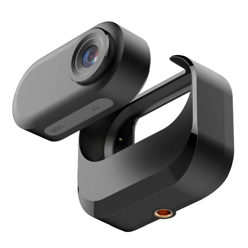 كاميرا صغيرة الإبهام 1080P كاميرا الحيوانات الأليفة داش كاميرا الجسم مع علبة البطارية، حلقة تسجيل كاشف حركة كاميرا مدونة فيديو